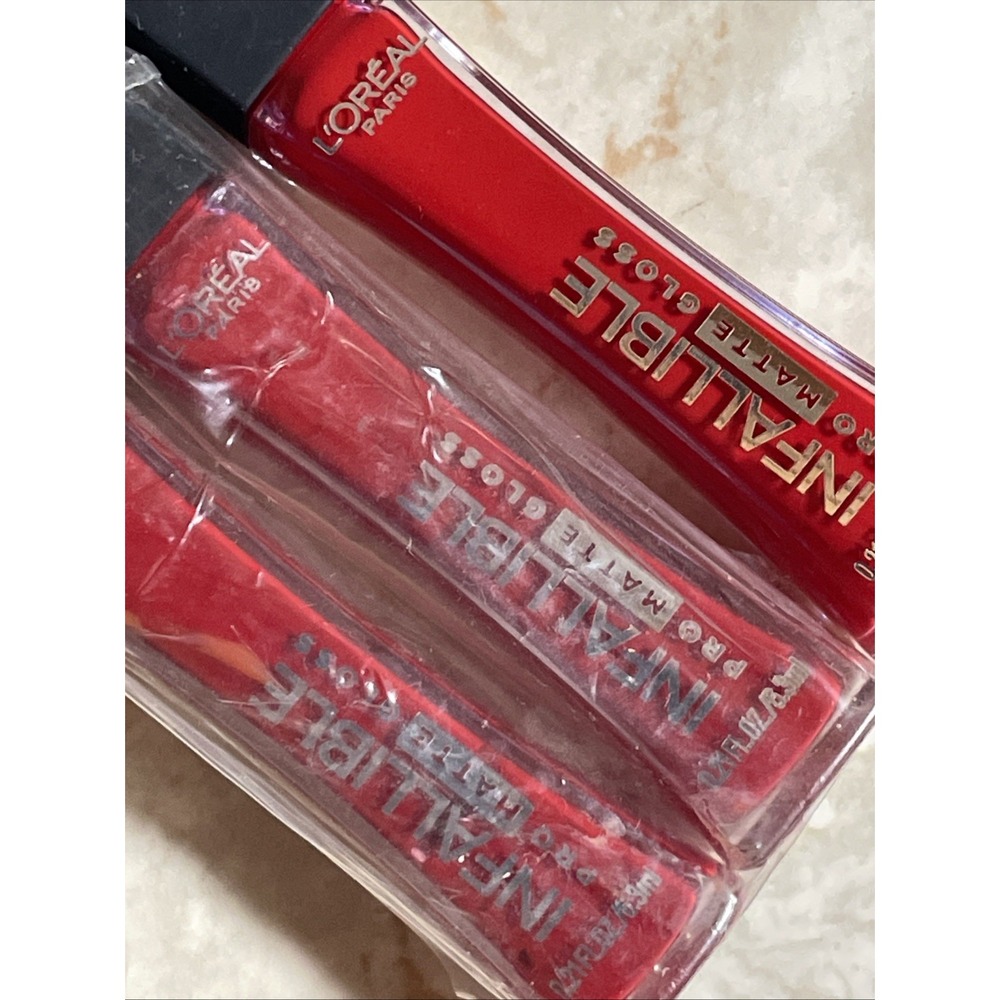 L'Oreal Paris Infallible Pro-Matte Gloss #308 SHANGHAN SCARLET (One Tube Sale)